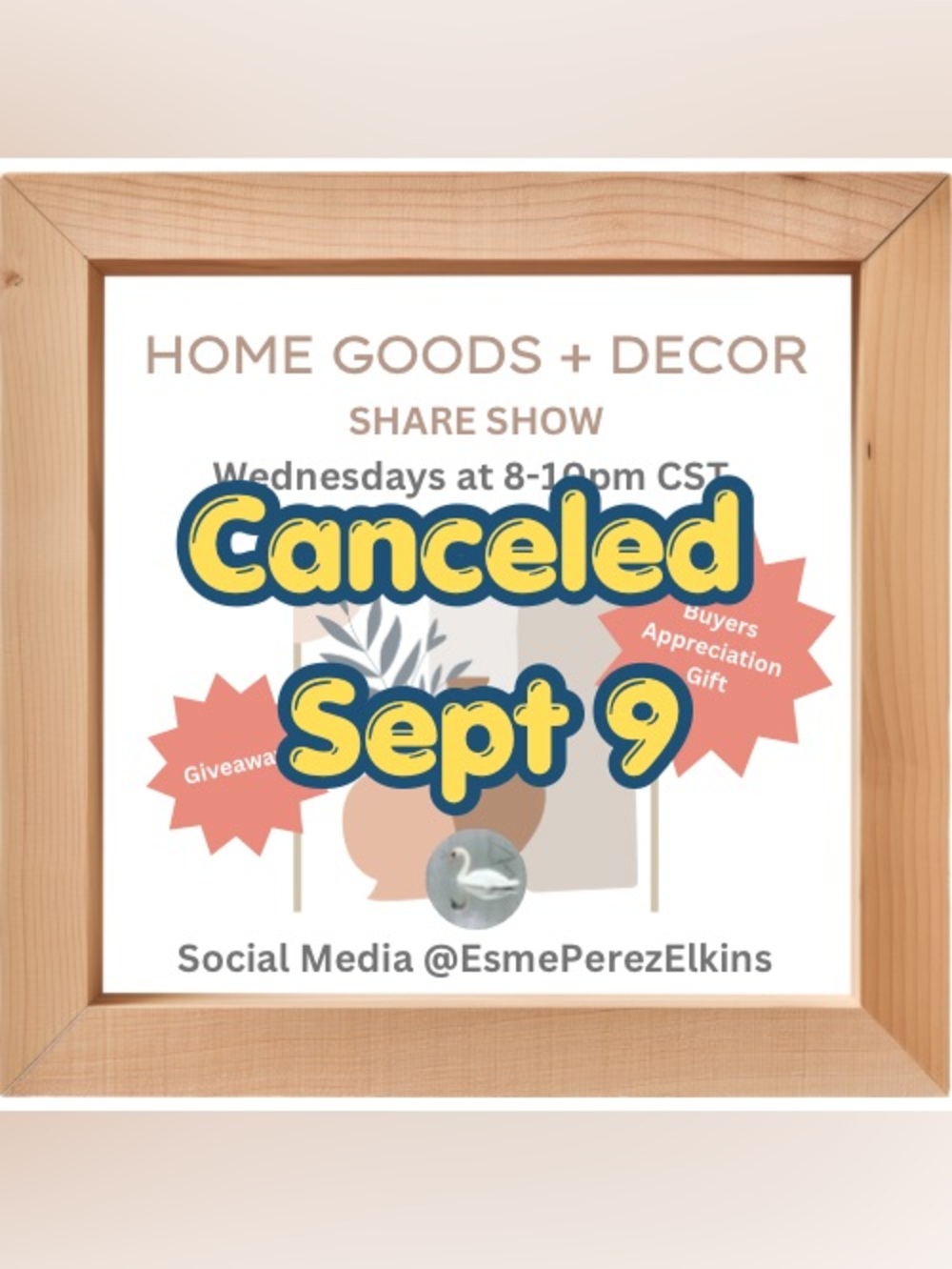 LIVE Wednesday Home Goods + Decor Share @8pm cst
